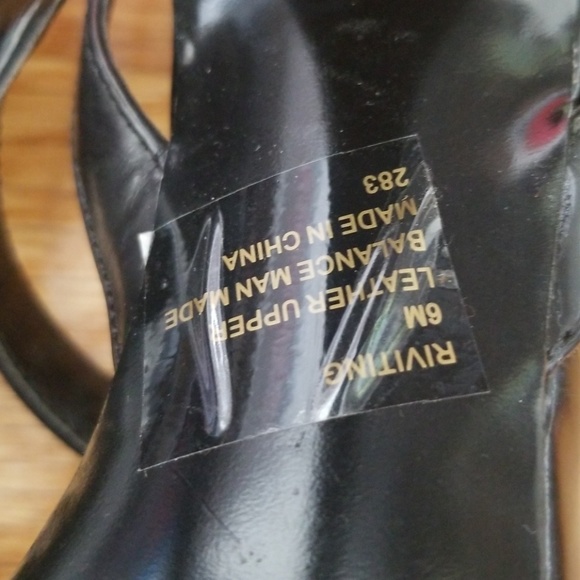 Steve Madden Black Strappy Heels - Picture 5 of 5